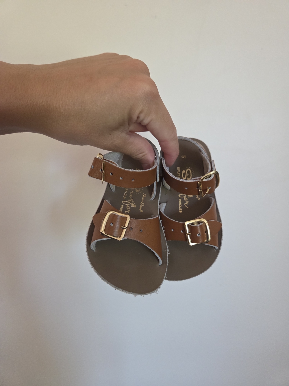 Salt Water Sandals by Hoy Tan Double-Buckle Kids Sandals